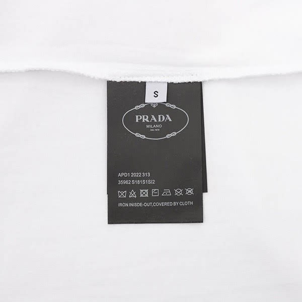 超話題!プラダ ロゴ コットン Tシャツ スーパーコピー puk03086